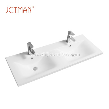 ceramic hand wash porcelain sink bathroom double basin